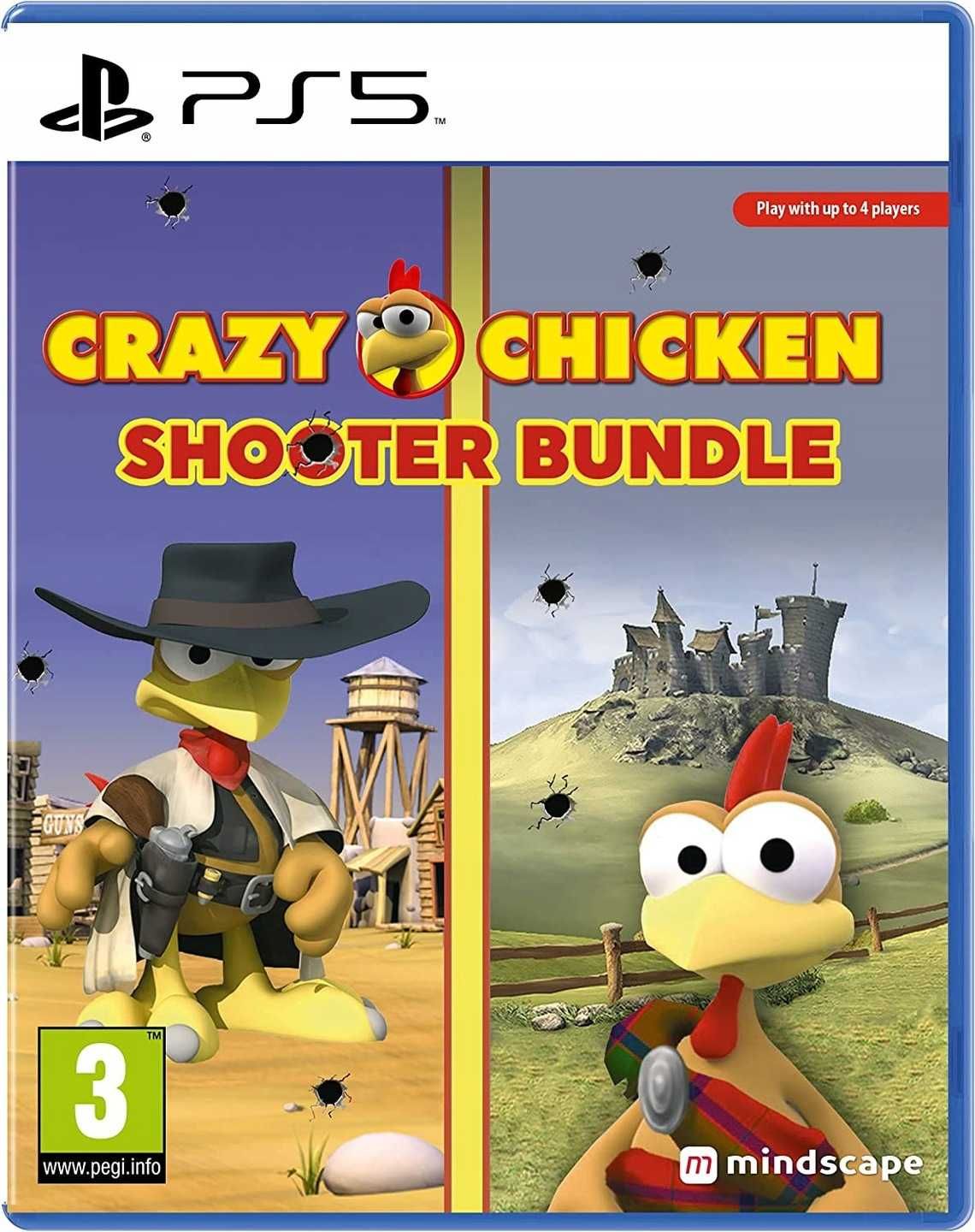 Crazy Chicken Shooter Bundle PS5, sklep Tychy, wymiana