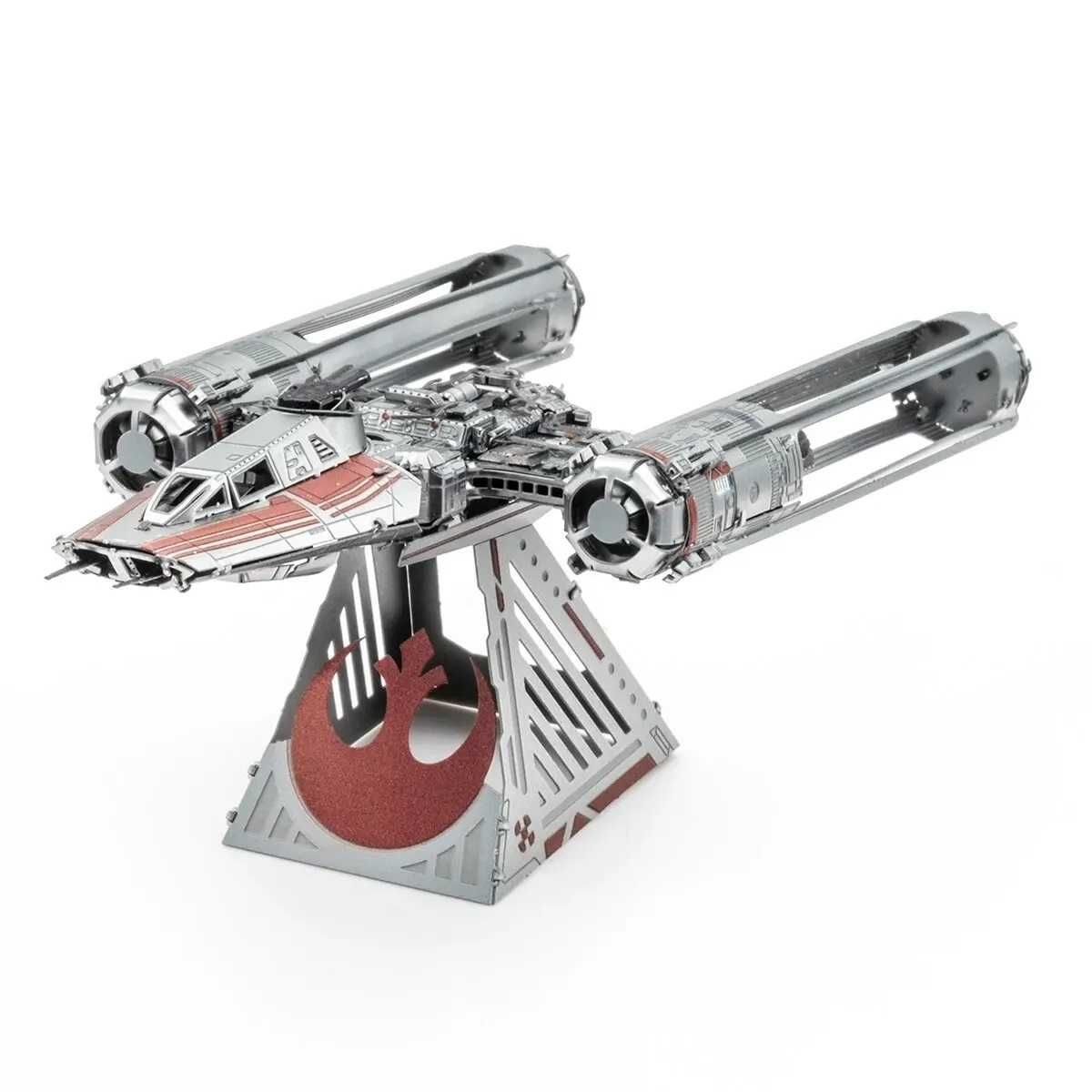 Metalowe Puzzle 3D - Model Star Wars: ZORII'S Y-WING FIGHTER