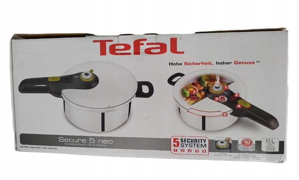 Szybkowar TEFAL Secure 5 Neo 6-litrowy