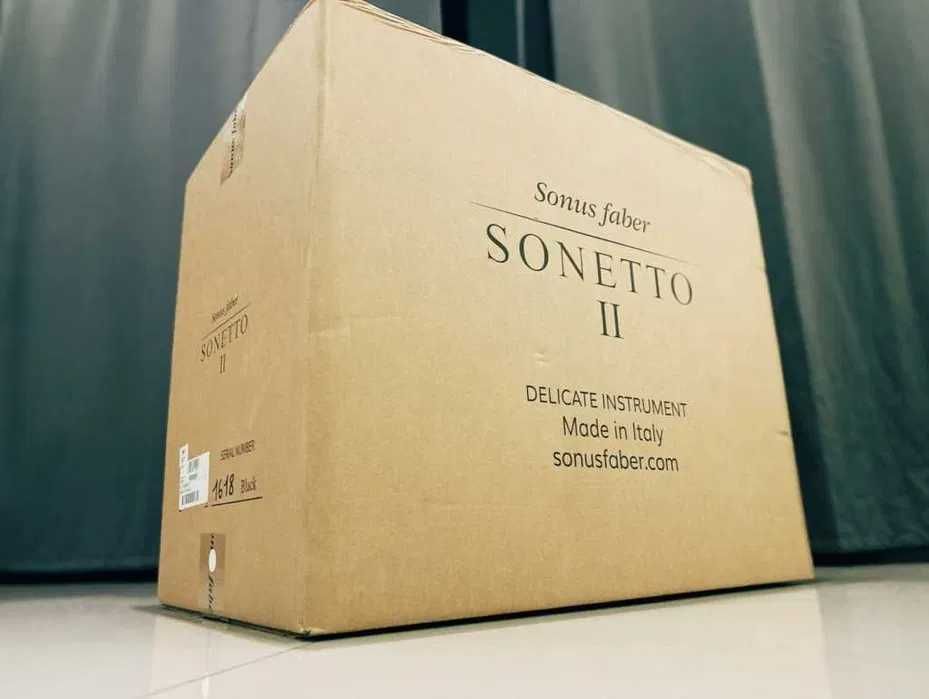 Sonus faber Sonetto II + suportes novas - aceito retomas