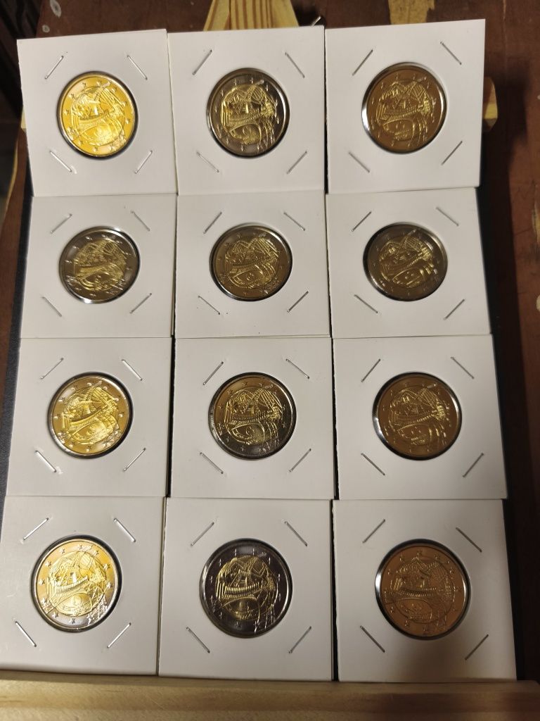 Lotes moedas 2€ comemorativas França novas