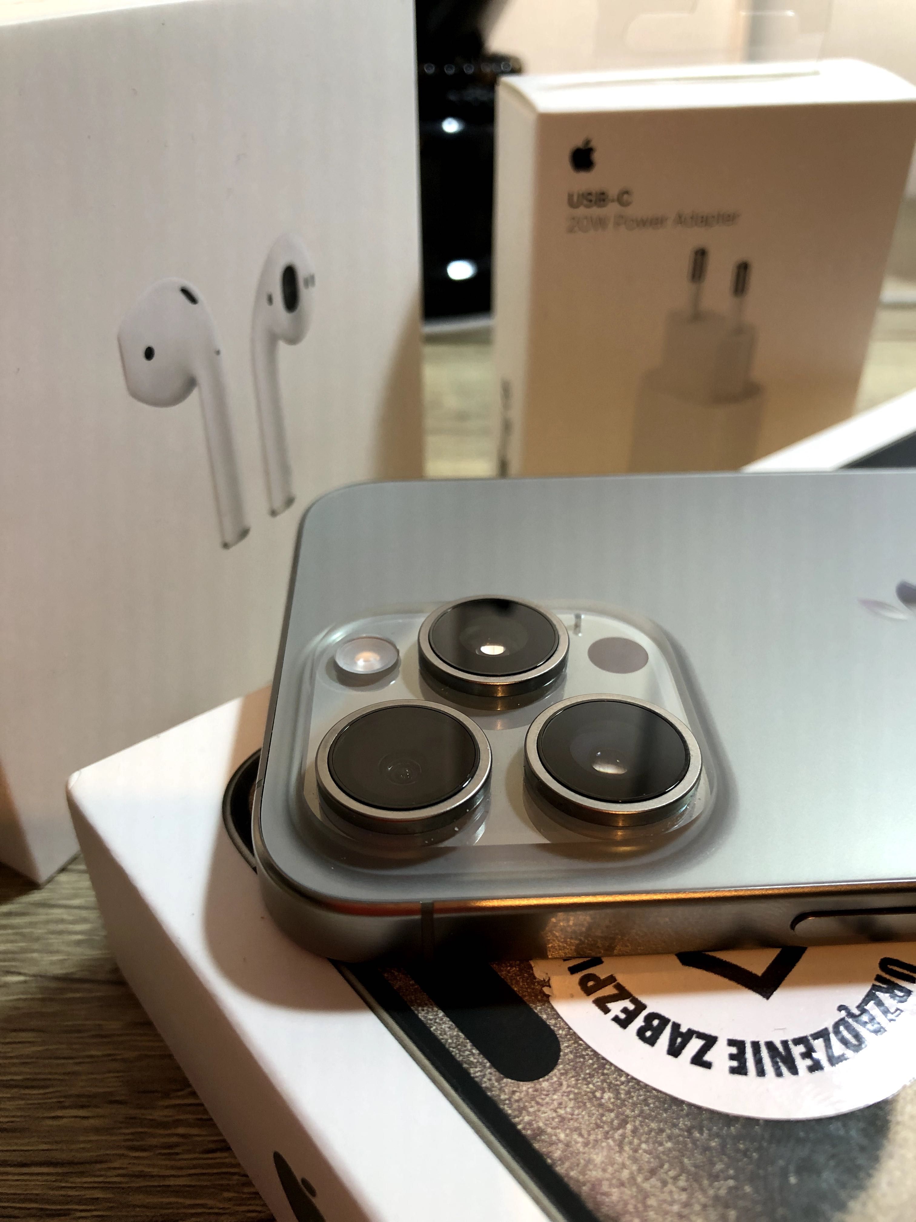 iPhone 15 Pro max 512 AirPods 2 Gwarancja