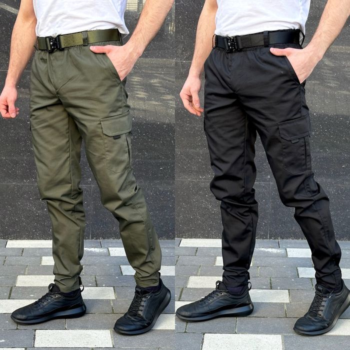 Карго штани Rextim Basic чорні, хакі, мультикам, піксель