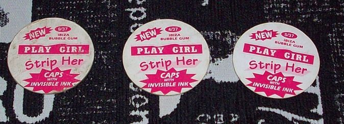 Кепсы (фишки) Strip Her серия «Play girl» caps with invisible ink