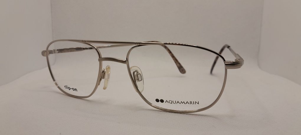 Nowe okulary oprawa clip on Aquamarin