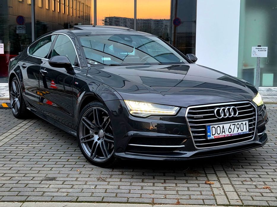 Audi A7 Sportback Faktura VAT 23% BANG OLUFSEN 3.0TDI 4G8 Lift C7.5 QUATTRO c7 facelift