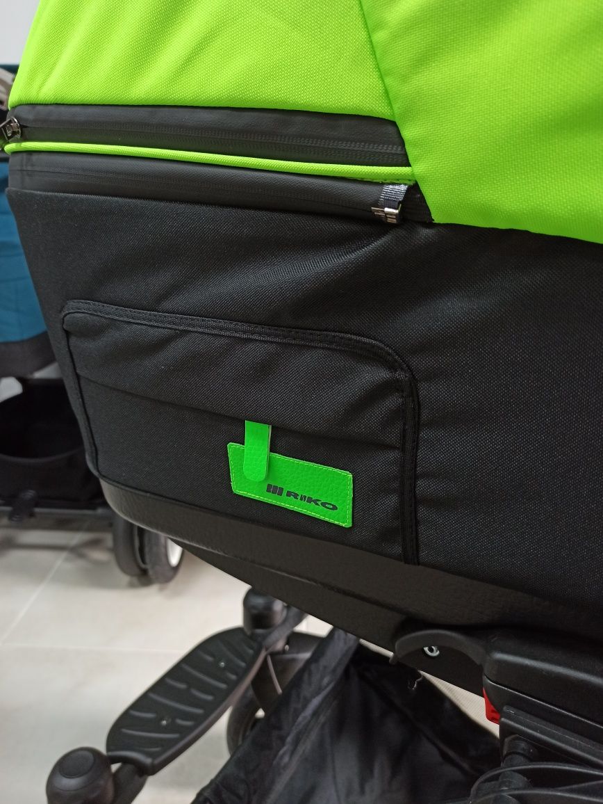 NOWY! WYPRZEDAŻ! Riko Swift Neon UFO Green wózek 2w1 wózek 3w1