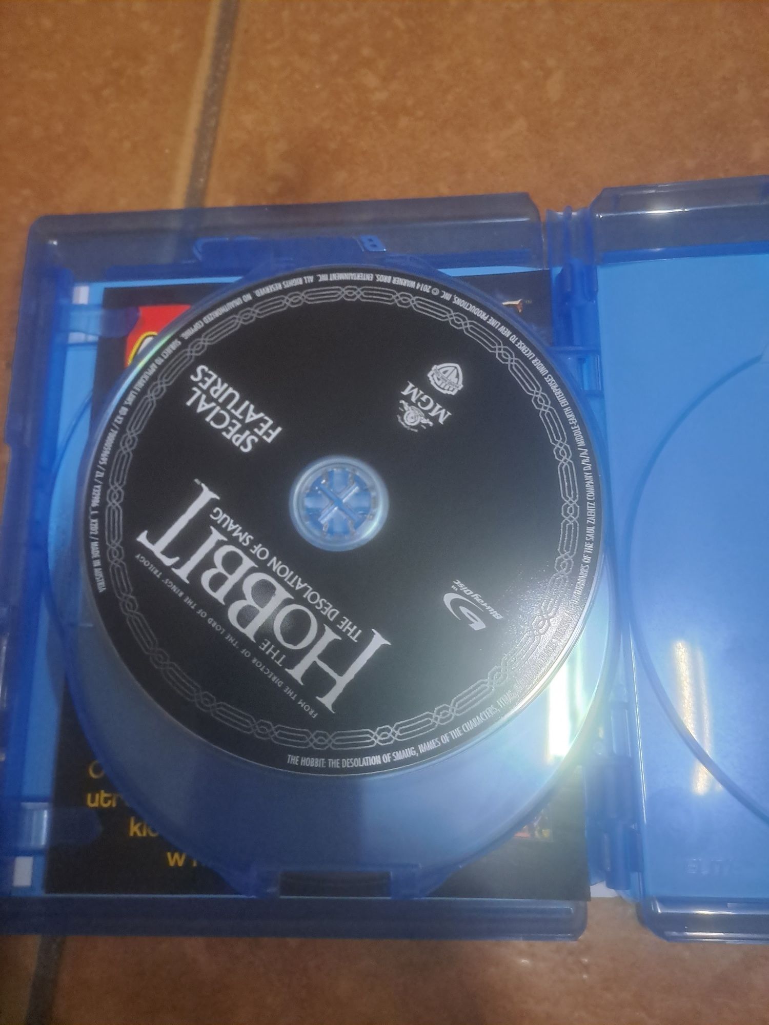 Hobbit Pustkowie Smauga 4x Blu-Ray