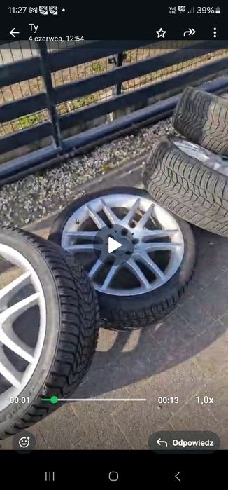 Felgi zimówkami Ronal 18cali, hankook evo3