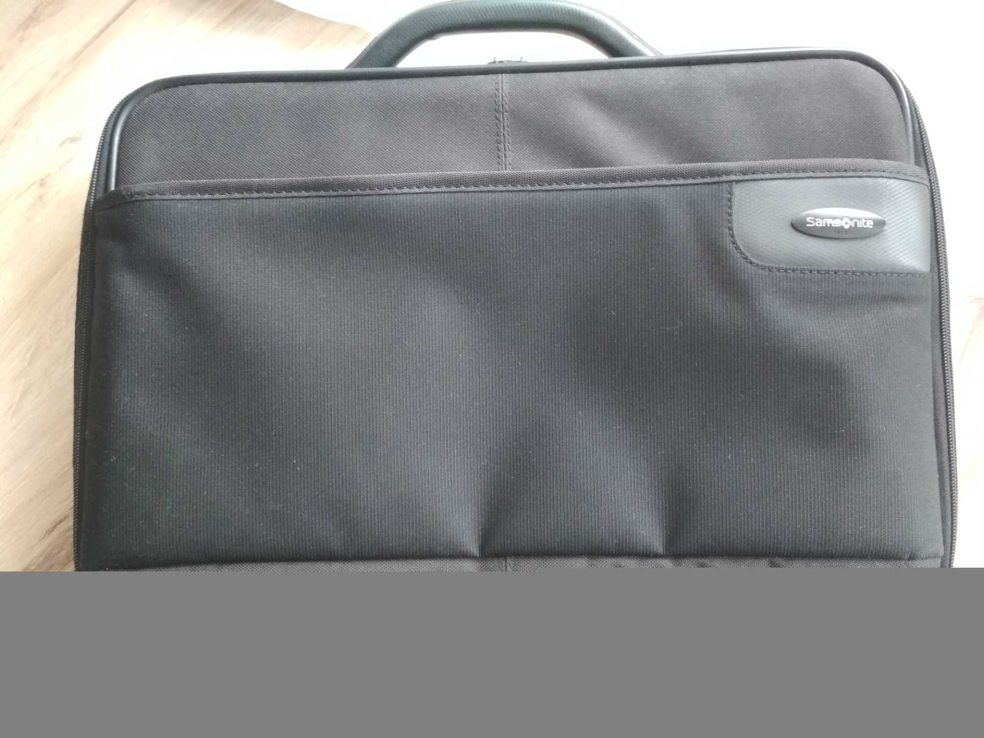 Torba na laptopa czarna Samsonite, 44 cm na 33 cm