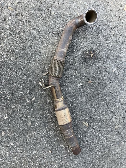 Даунпайп volkswagen gti r audi a3 2.0 1.8 со спорт катализатором