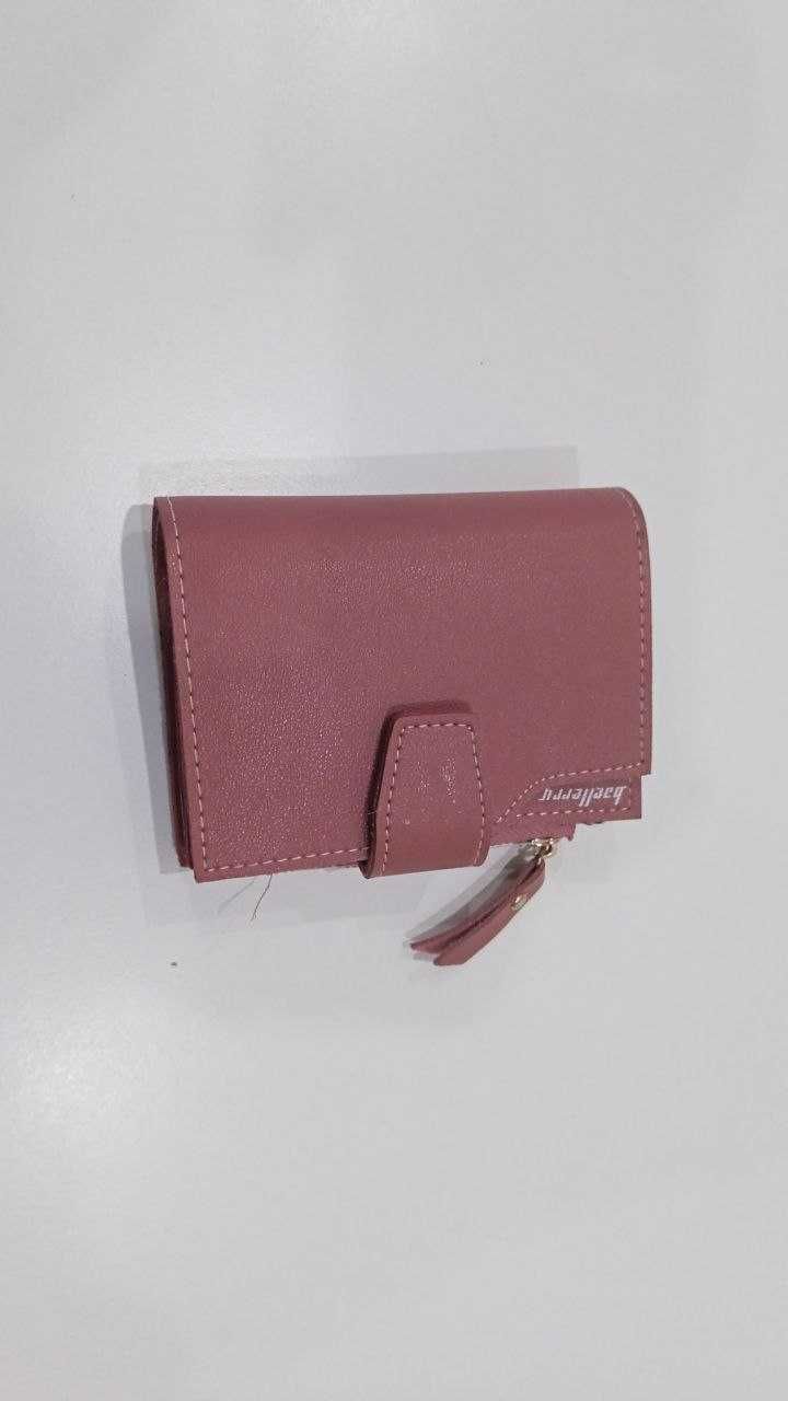 Кошелек женский розовый кожзам гаманець