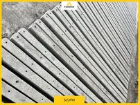 Słupki betonowe do malin lub siatki 1,90m 2,20m