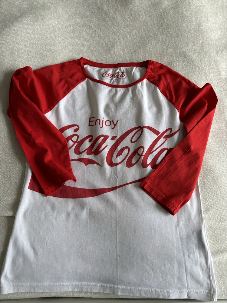Biala koszulka coca cola