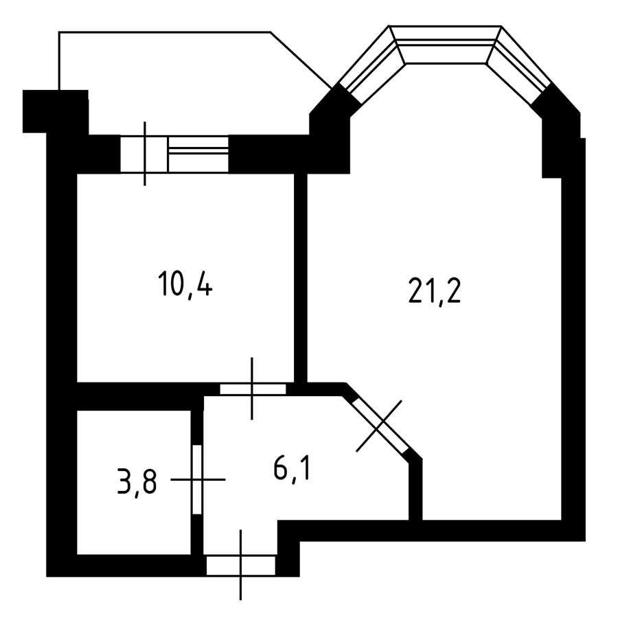 Продається 1-к. квартира ,  вул.Ахматової 35А, метро Позняки