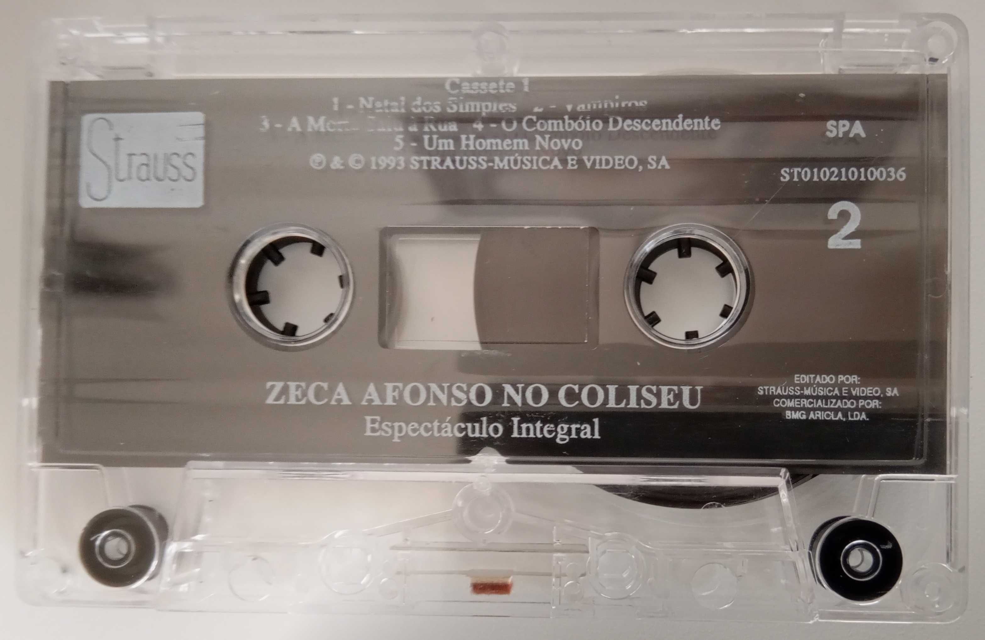 José Afonso	- - - - -		Zeca Afonso no Coliseu - (Parte 1)	- - - - -	K7