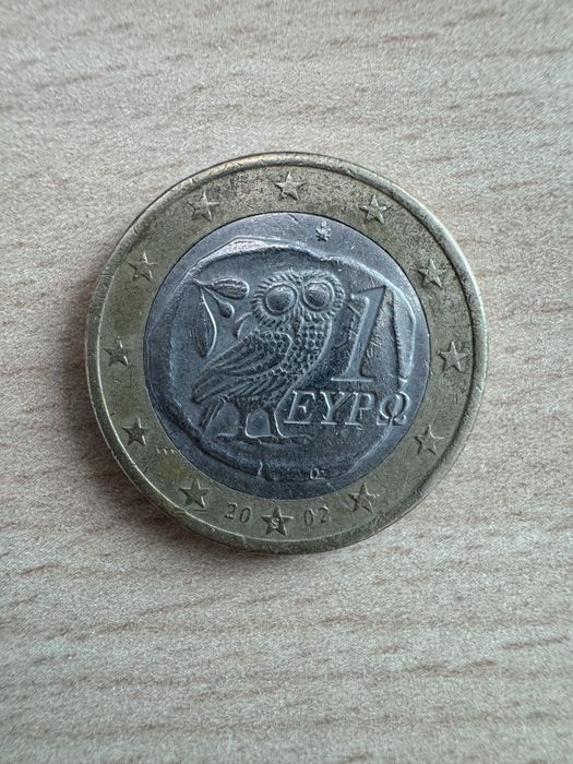 Moeda 1€ - Grécia 2002 EYPO