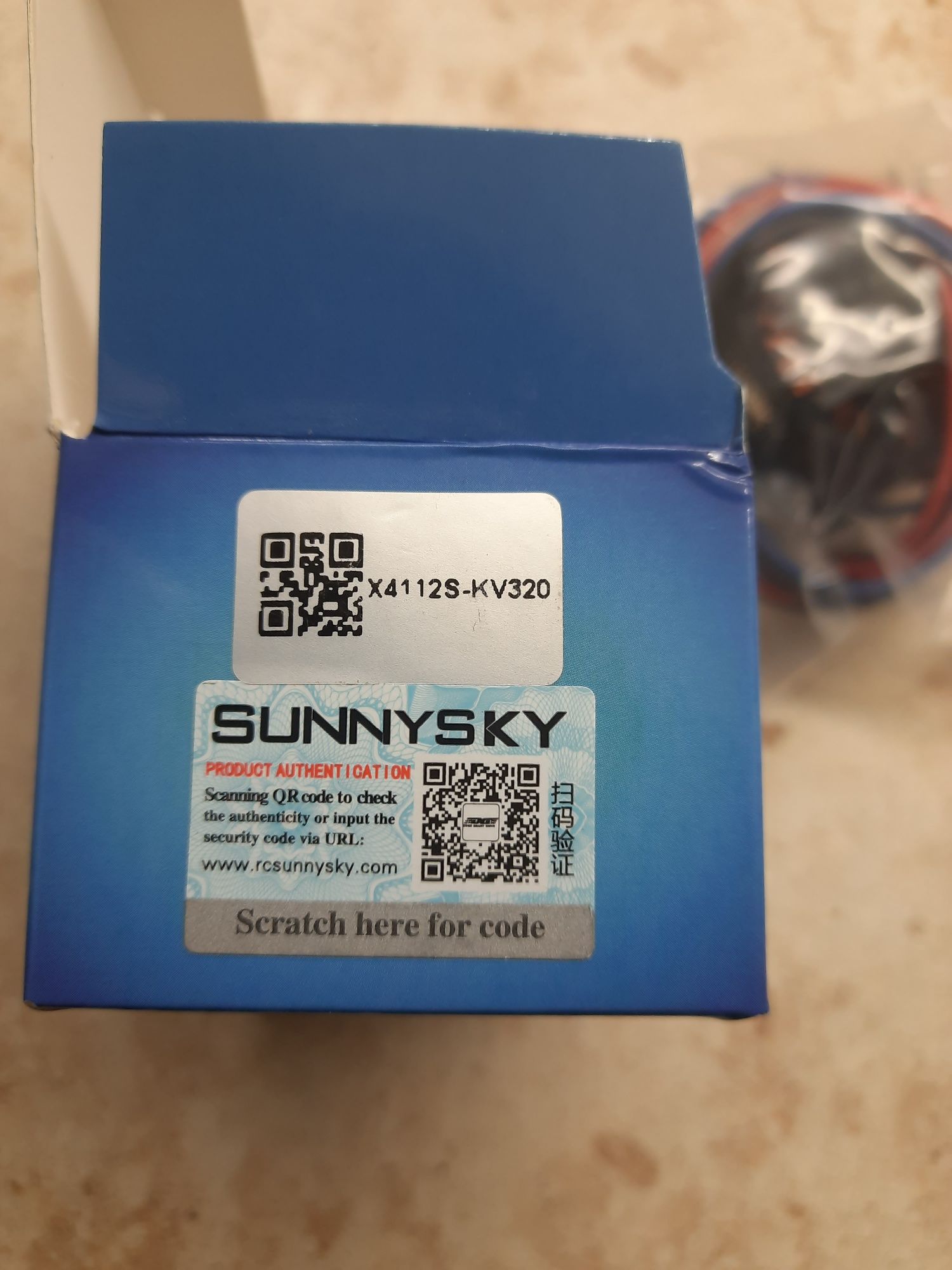 Sunnysky 4112s-kv320 
Motor