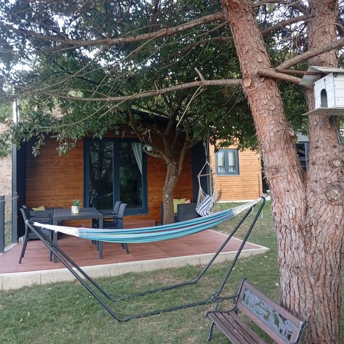 Refúgio da pinheira, férias Chalé com piscina e salamandra