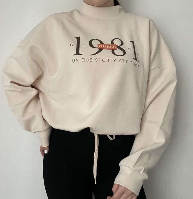 Guess kremowa bluza damska rozmiar M/38