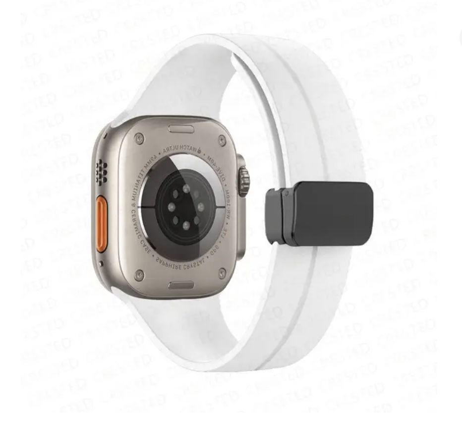Magnetyczny Pasek biały Apple Watch 4 / 5 / 6 / 7 / 8 / 9 /ULTRA