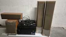 Zestaw kina domowego Yamaha + Denon AVR-X520BT (Blu-ray, kolumny 5.0)