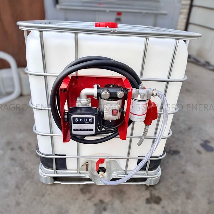 Єврокуб Міні Азс, 1000 літрів резервуар, заправна станція 12 вольт