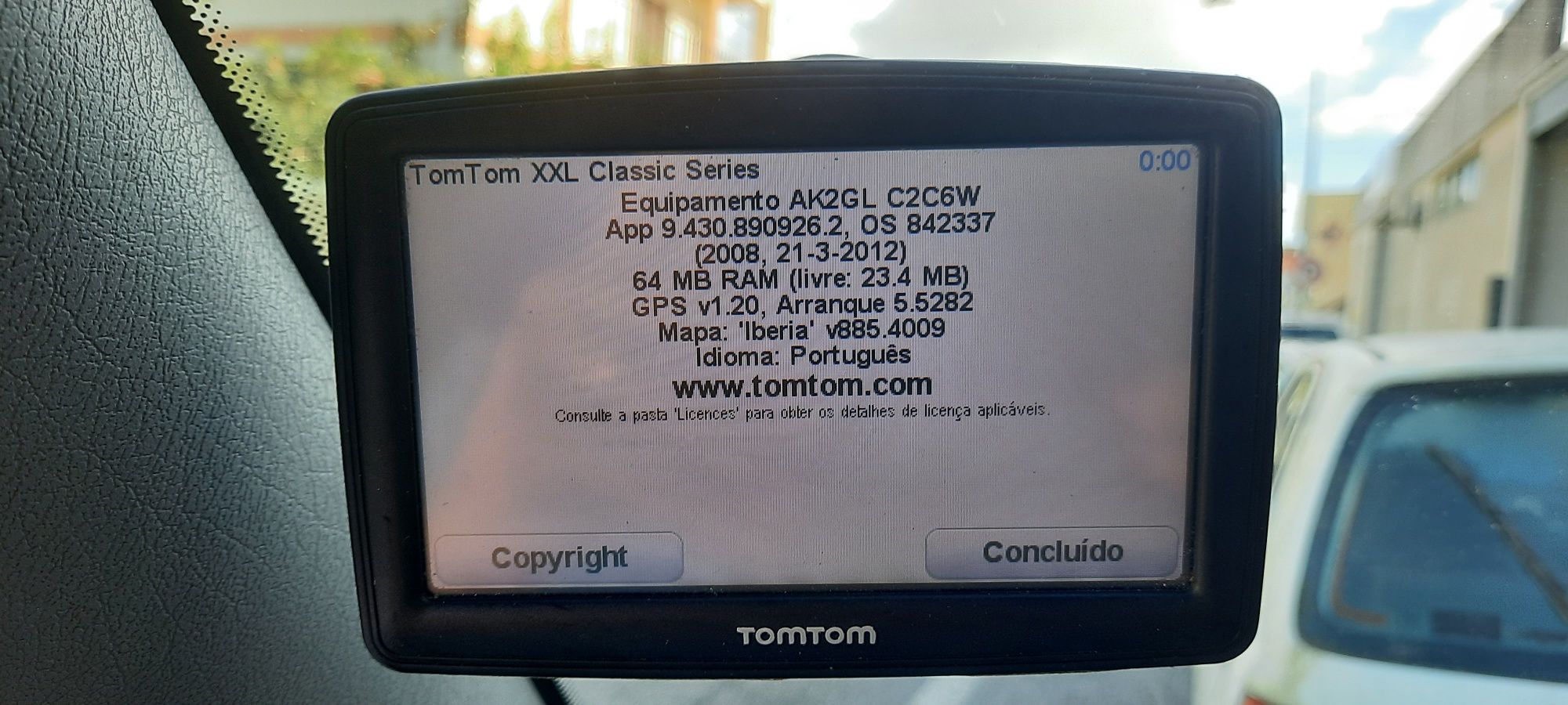 GPS tomtom  xl Mapa ibérico ibérico