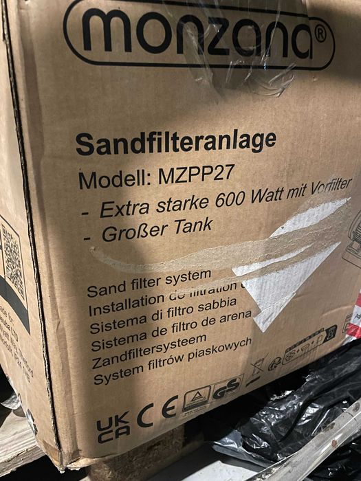 monzana Sandfilteranlage – nowy/otwarty