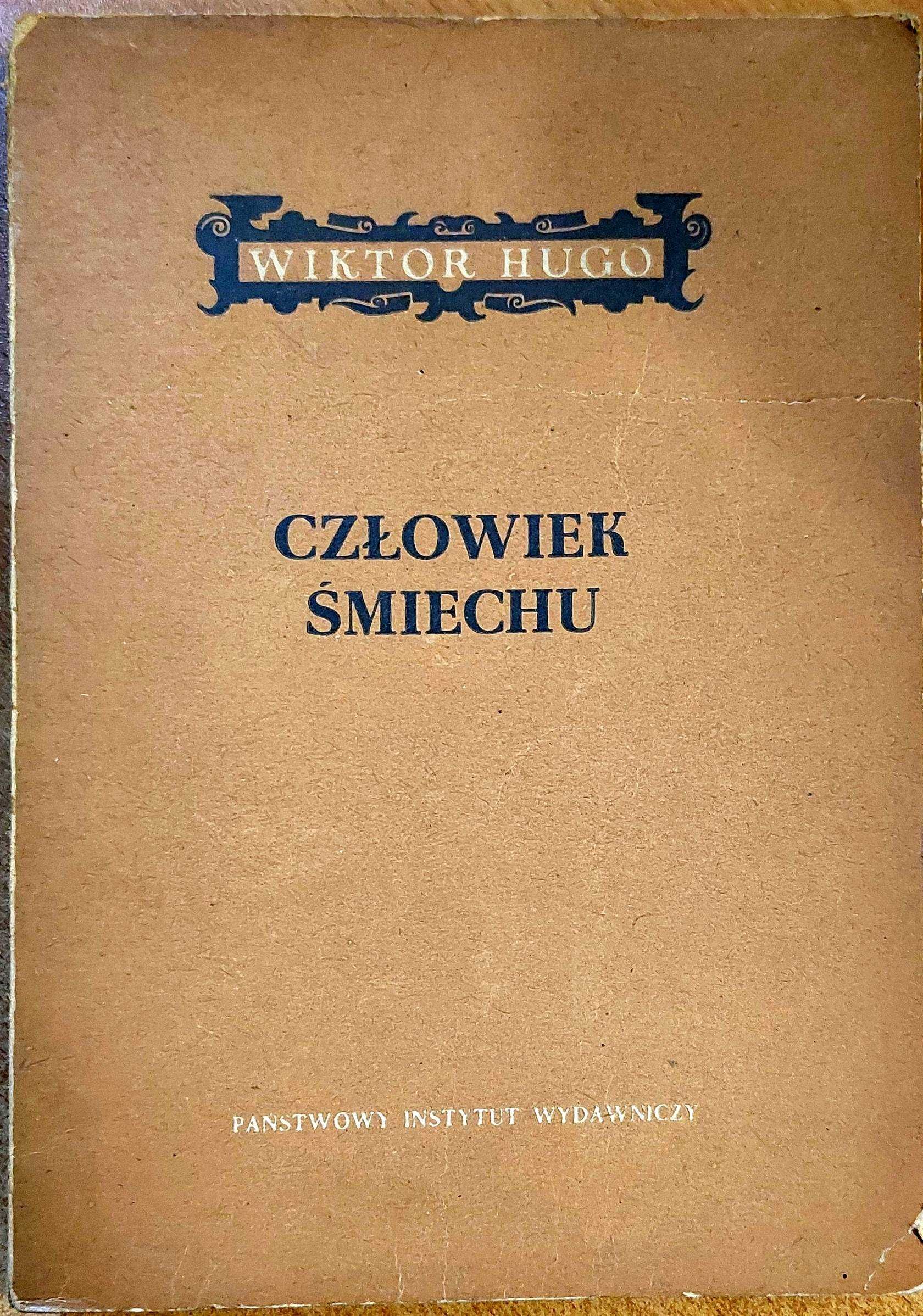 Książka "Człowiek śmiechu" (tom 1 i 2) Victor Hugo - pierwsze wydanie