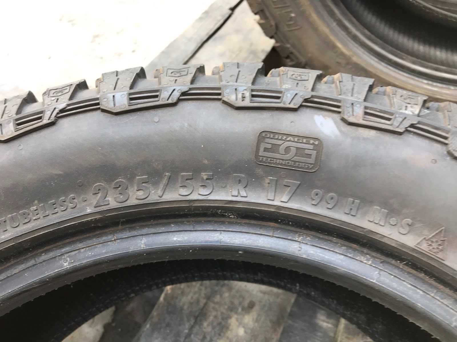 Шини General 235/55r17 Комплект літо б/у склад Оригінал