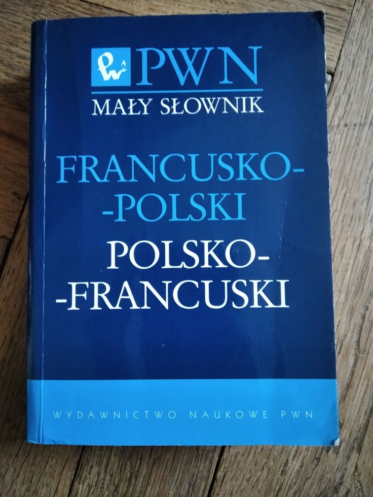 PWN mały słownik francusko polski polsko francuski