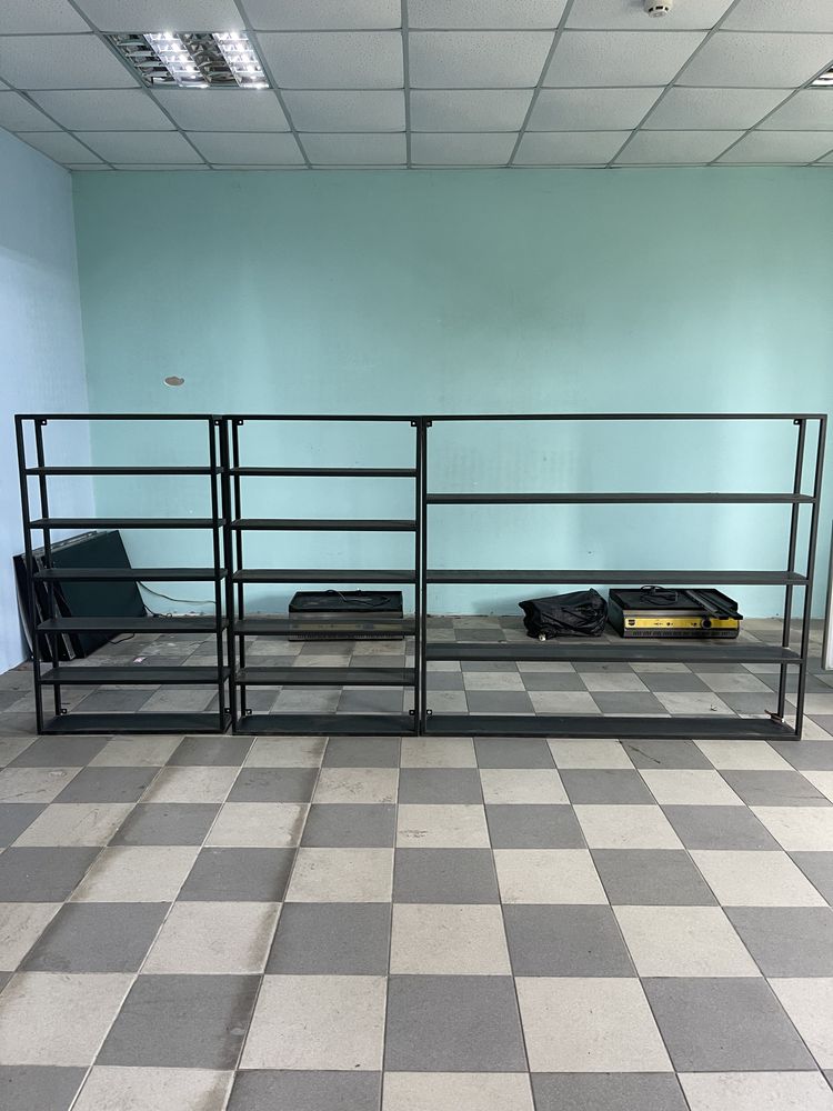Продам полиці металеві, сталаж, меблі для кафе