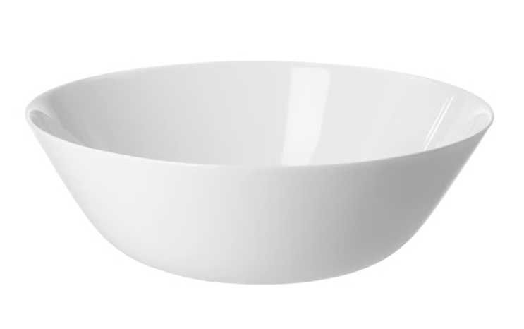 Miski białe, nowe, 23 cm Ikea, 4 szt