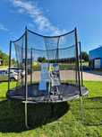 Trampolina Domyos 300 z siatką ochronna "2ND LIFE"