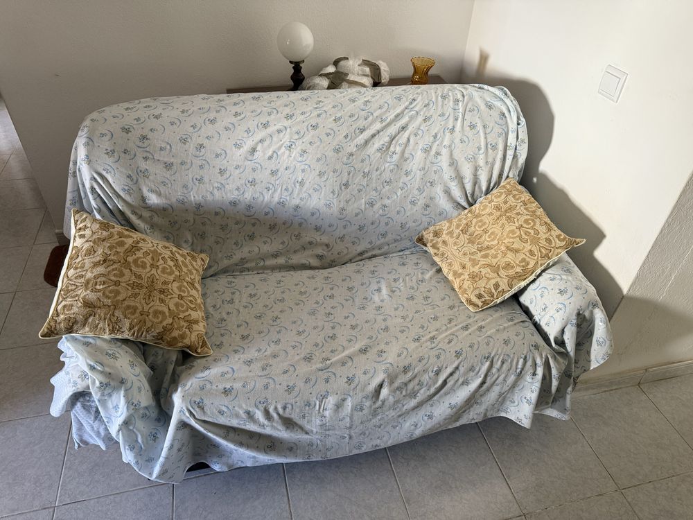 Conjunto Sofas cama mais poltronas