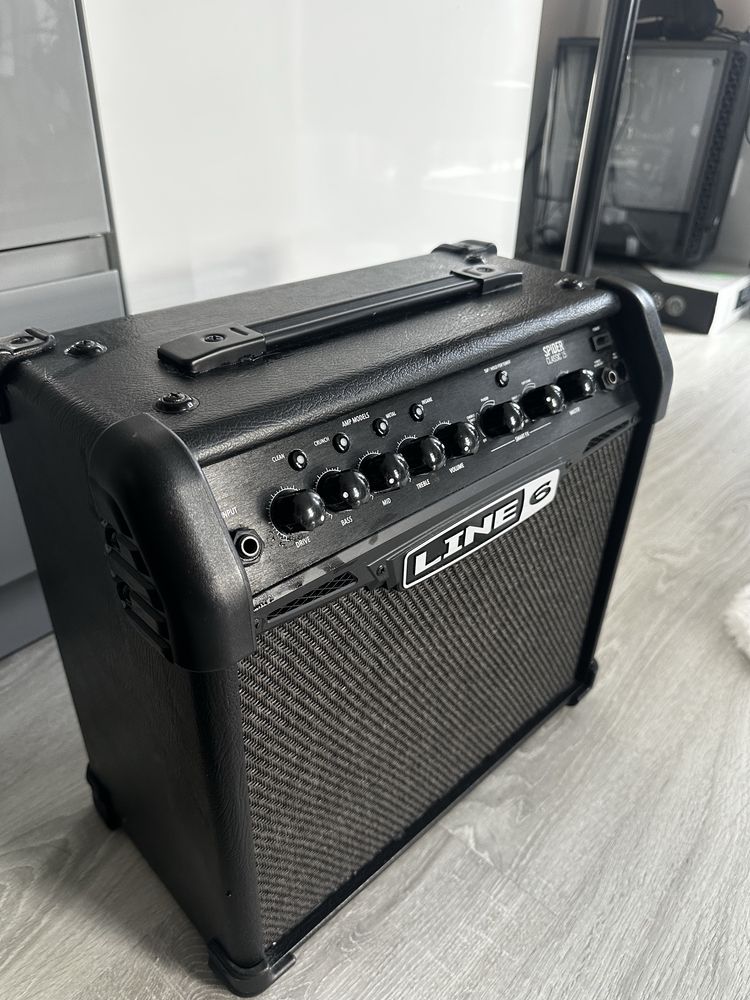 Gitara elektryczna ibanez czarna plus wzmacniacz