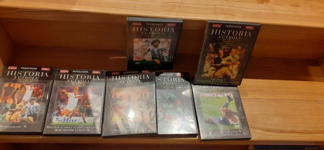 Historia Futbolu 7 płyt DVD piłka nożna piękna gra stan idealny futbol