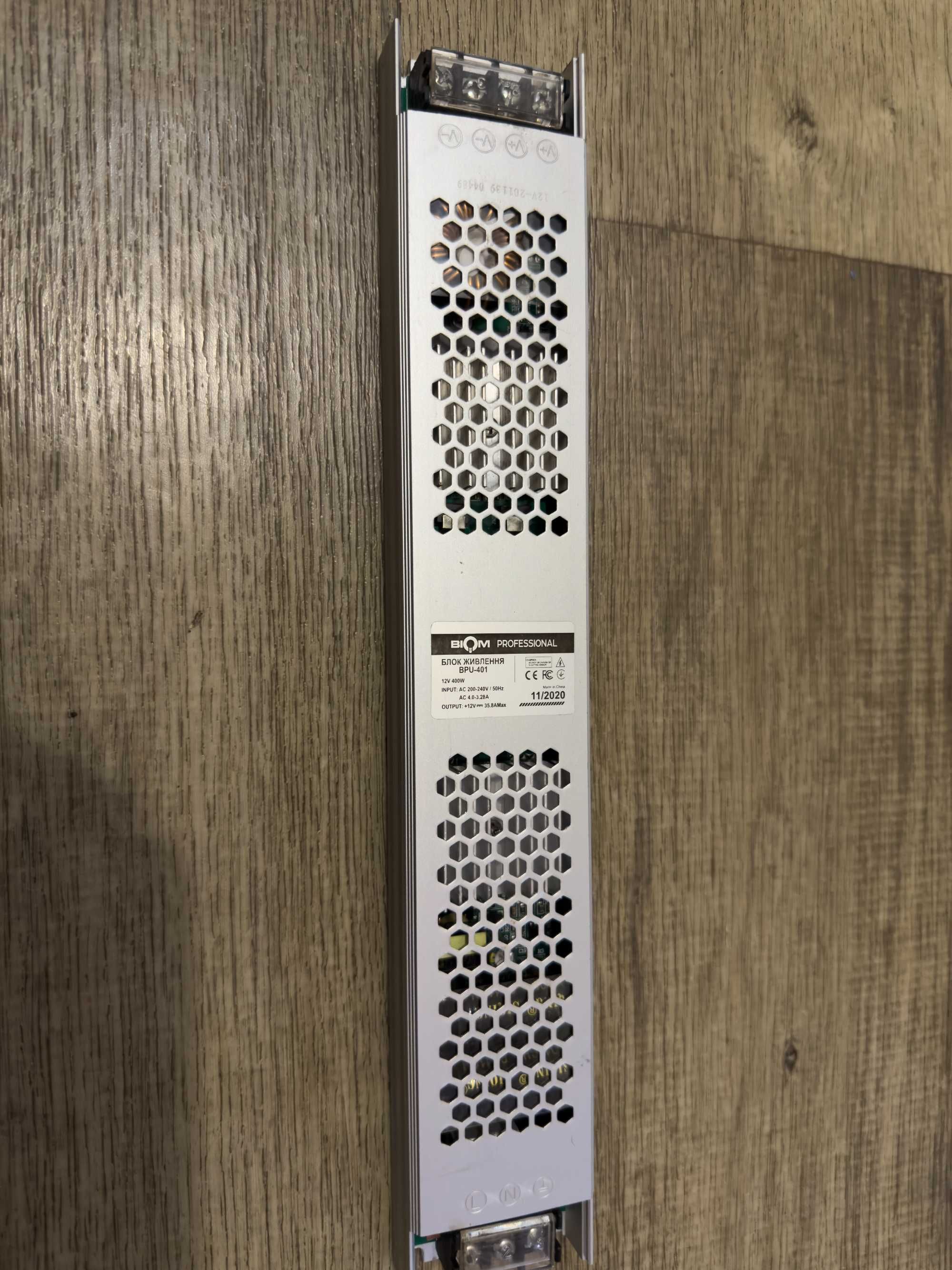 Блок питания BIOM Professional DC12 400W BPU-401 33A slim