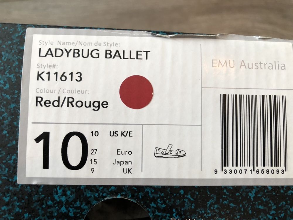 Baletki kapcie Emu r. 27