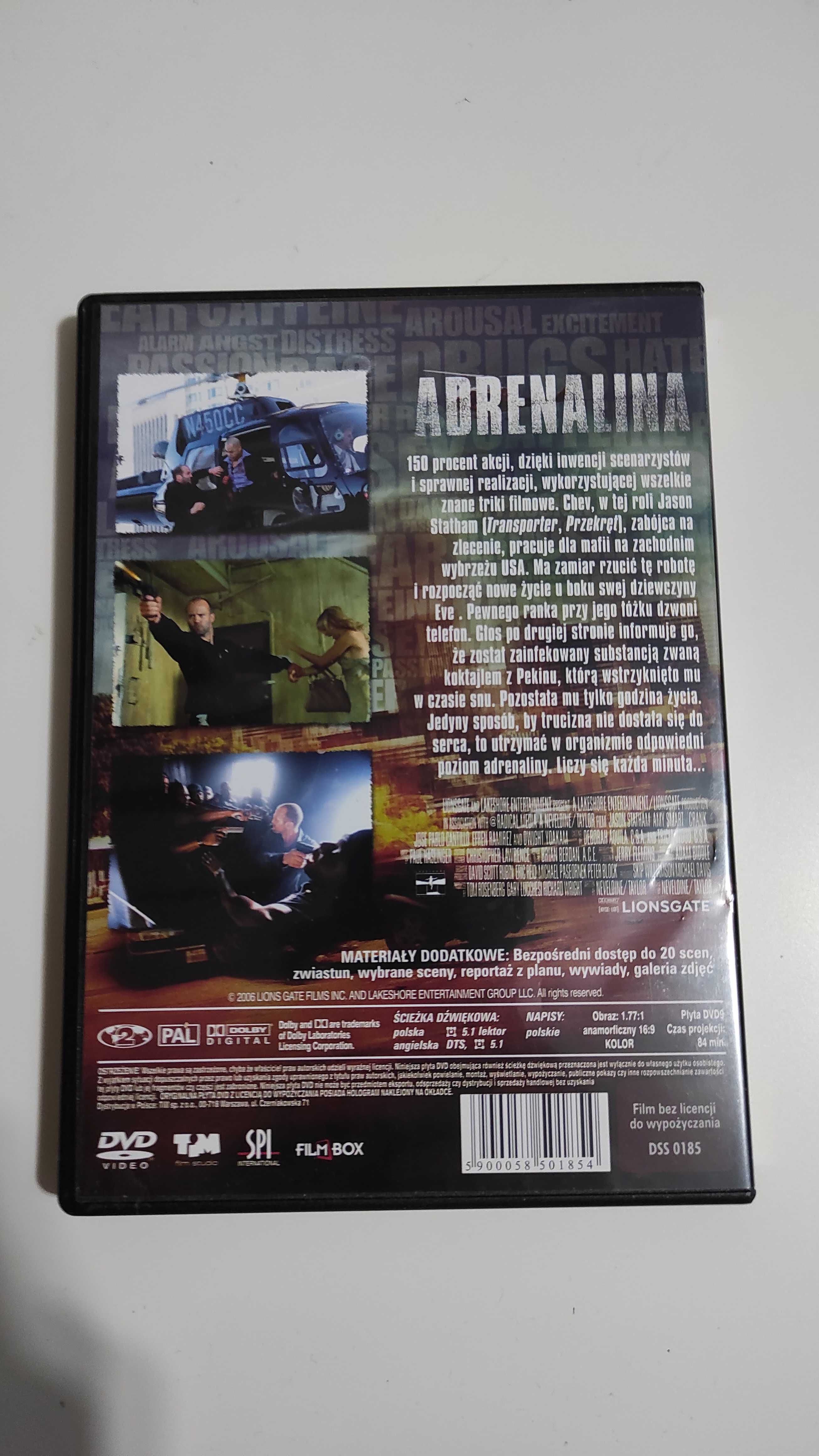 Film Adrenalina - DVD po polsku