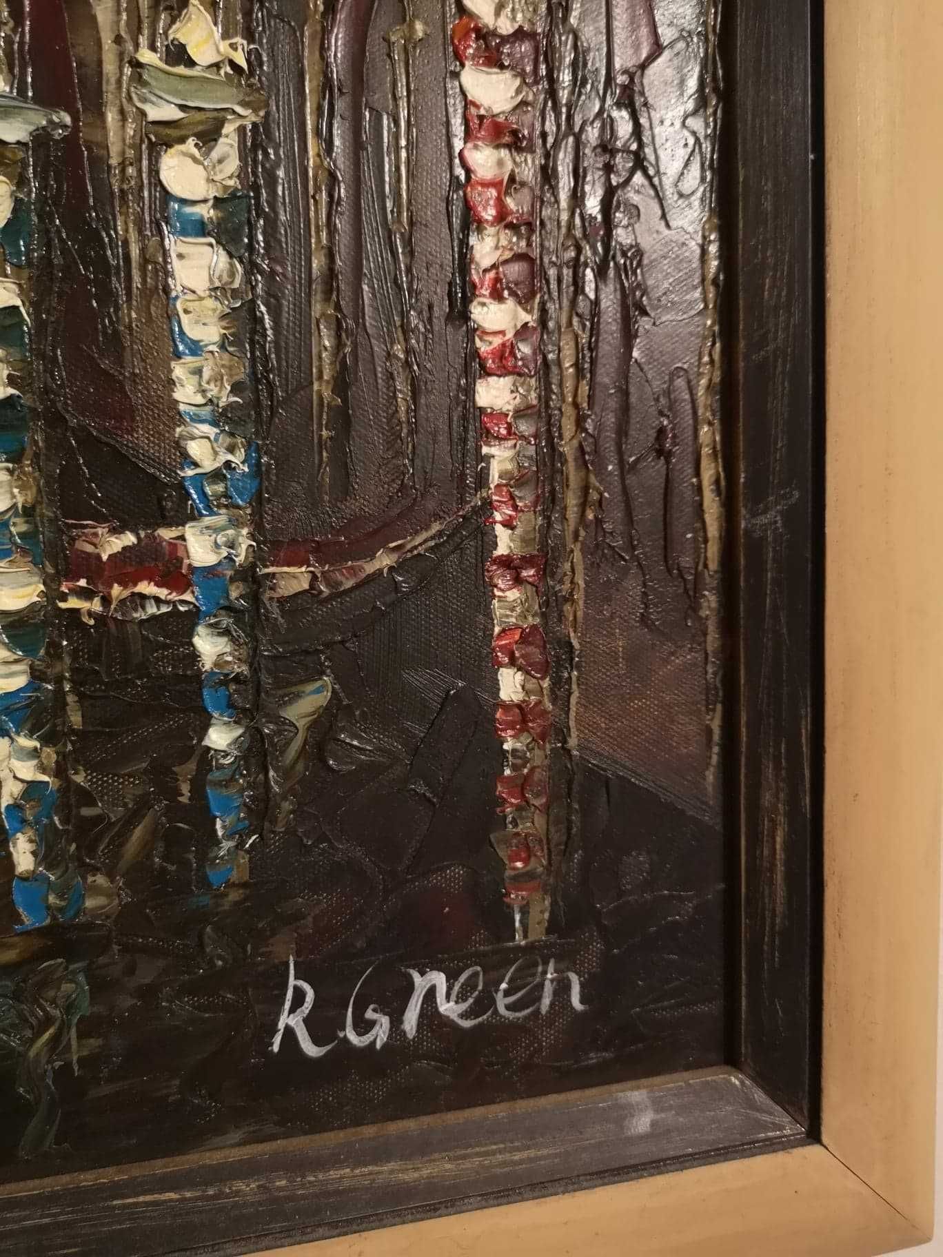 Obraz olejny na płótnie - Wenecja. 61 cm x 50 cm