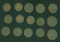 Portugalia escudos 15 monet lata 80/90-te