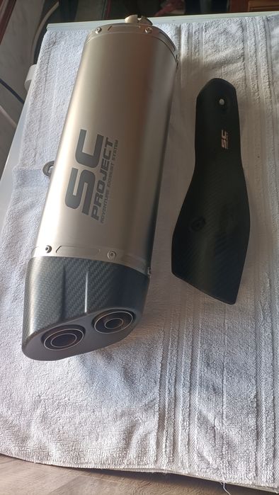 Ponteira original SC project para Suzuki v strom 800DE