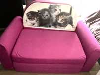Kanapa sofa piankowa dziecęca 180 cm materac