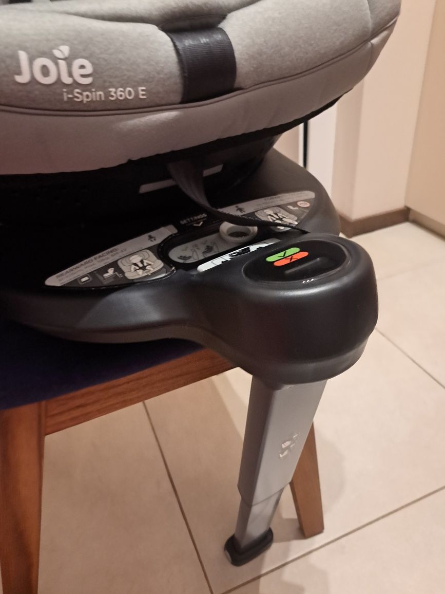 Fotelik Joie I-Spin 360 E szary obracany
