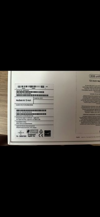 MacBook Air 13 procesor M1
