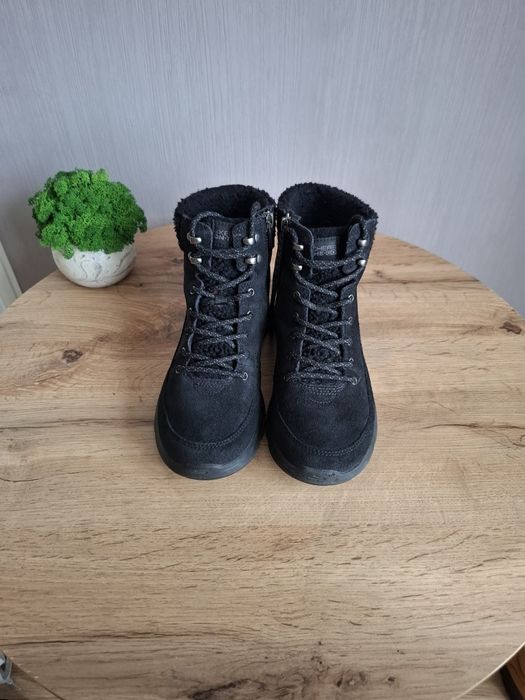 Зимние ботинки Skechers 37р, женские  чёрные ботильоны