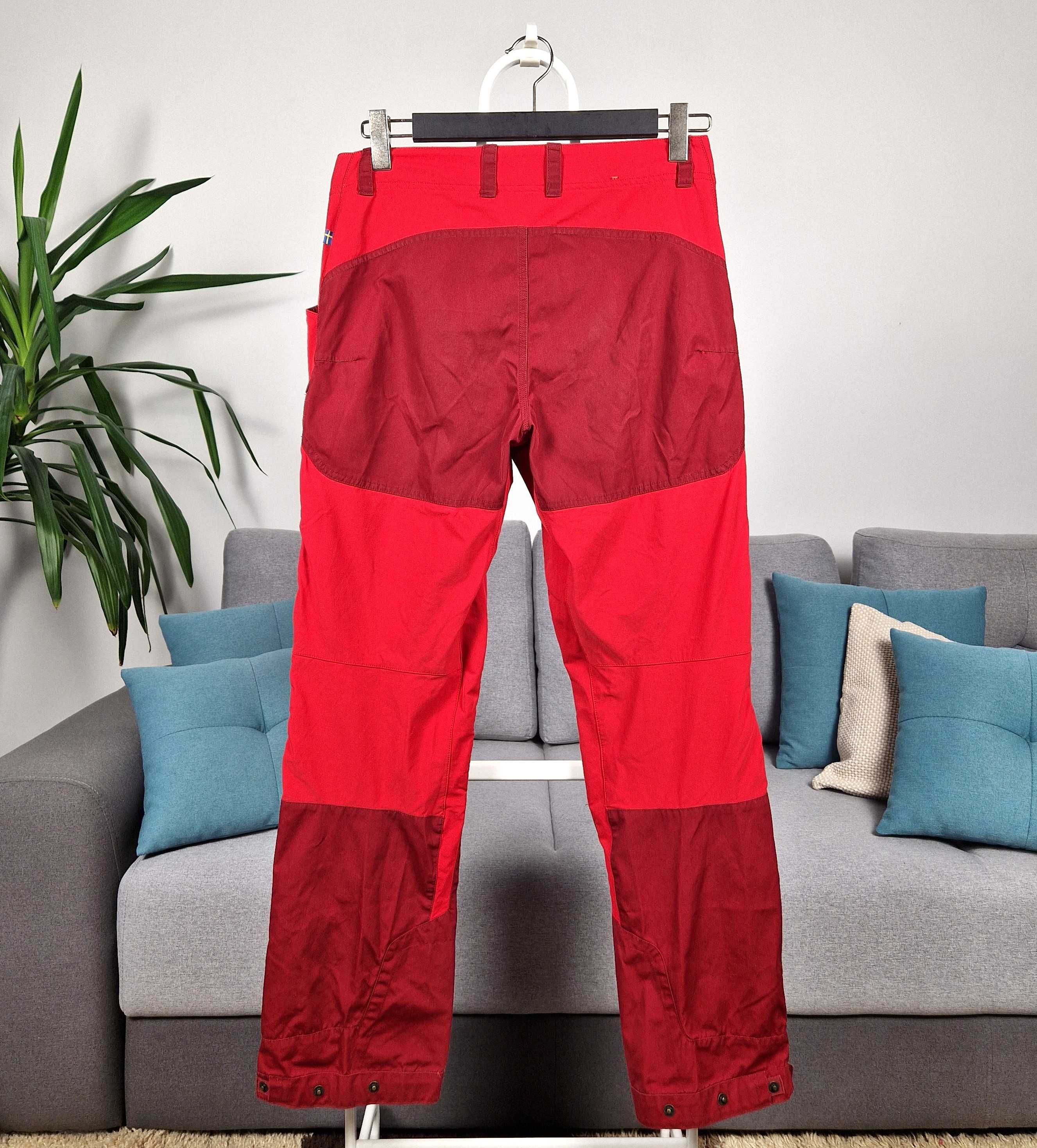 Fjallraven Keb Trousers W Regular Mid Waist Red EU 44 US 34 size L