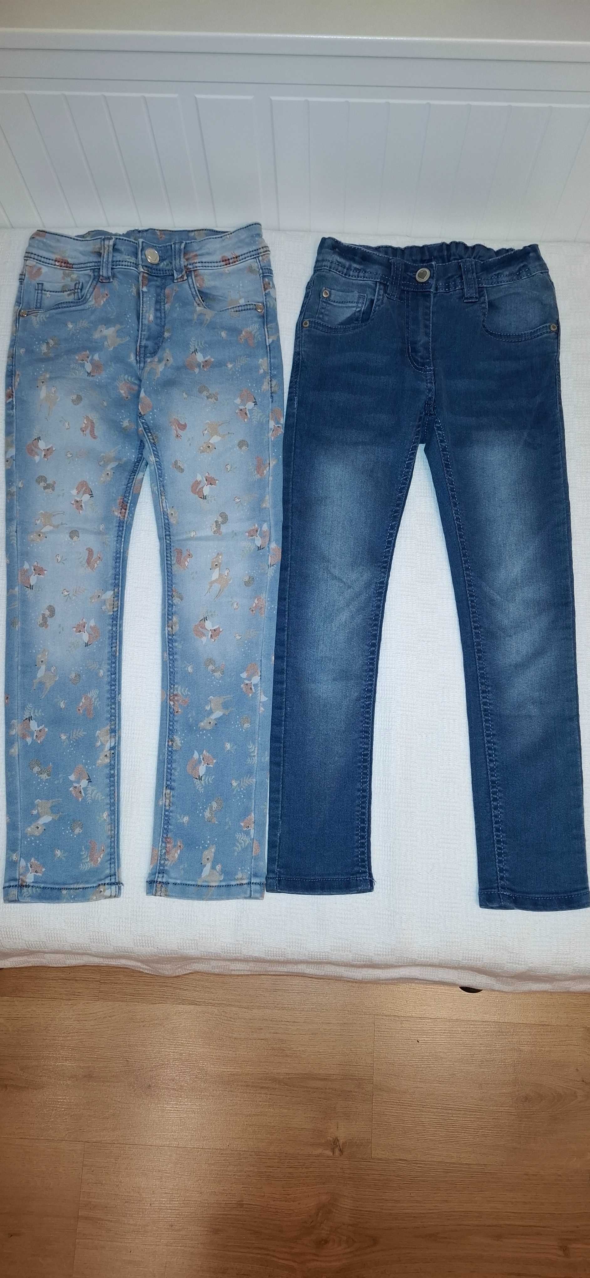 Spodnie dziewczęce 122 cm Takko Fashion 2 pary